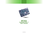 DFI BT253 Owner's manual