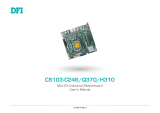 DFI CS103-Q370/C246 Owner's manual