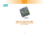 DFI HD171/HD173-H81 Owner's manual
