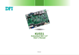 DFI KU551 Owner's manual