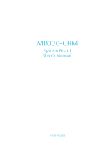 DFI MB330-CRM Owner's manual