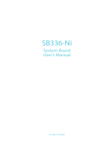 DFI SB336-Ni Owner's manual