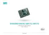 DFI SH960MD-CM236/QM170 Owner's manual