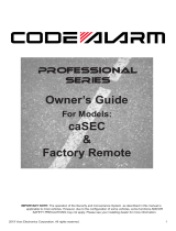 Code Alarm CASEC User manual