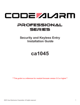 Voxx CA1045 Code Alarm Security and Remote Start User guide