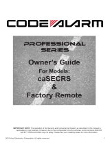Code Alarm CASECRS User manual