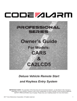 Code Alarm CA2LCD5 User manual