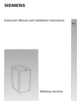 Siemens WP08T350HK/03 User manual