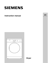 Siemens WTXL1100BY User manual