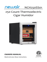 NewAir NCH250SS01 250 Count Thermoelectric Cigar Humidor User guide