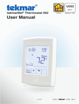 tekmar 552 User manual