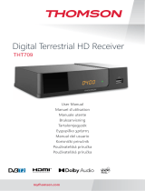 Thomson THT709 Décodeur TNT Full HD -DVB-T2 User manual