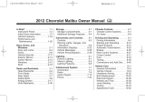 Chevrolet 2012 Malibu Owner's manual