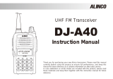 Alinco DJ-W35 User manual