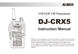 Alinco DJ-CRX5 User manual