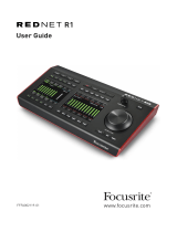 Focusrite Pro Red Net R1 Desktop Remote Controller User guide