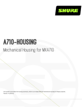 Shure A710-HOUSING Mechanical Housing for MXA710 User manual
