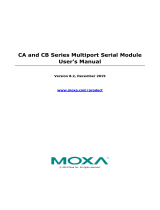 Moxa CA-108 Series User manual