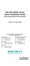 Moxa IEX-402 Series Quick setup guide