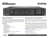 Biamp PREZONE2 Installation and Operation User guide