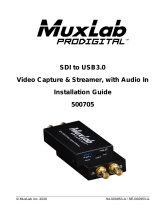MuxLab SDI to USB3.0 Video Capture & Streamer Operating instructions