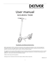 Denver SCO-85351 THOR Electric Scooter User manual