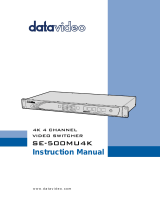DataVideo SE-500MU 4K User manual
