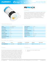 Aurora AOne Zigbee 240V 6.5W IP65 640lm Fixed Tunable Dimmable Fire Rated LED Downlight Owner's manual