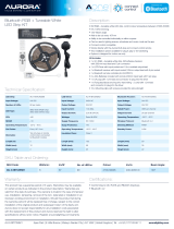 Aurora 5m RGBCX LED BT Smart Light Strip and Remote Owner's manual