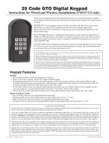 GTO FM137-G3 Instructions Manual