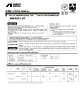 Anest Iwata LPH101-LVP Owner's manual
