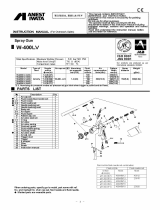 Anest Iwata W400-LV Compliant Spray Gun Owner's manual