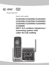 AT&T CL82550 Quick start guide