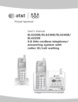 AT&T EL42208 - AT&T 5.8GHz Dual Handset Answering System User manual
