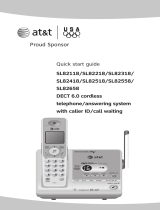 AT&T SL82318 - AT&T DECT 6.0 Digital Three Handset Answering System User manual