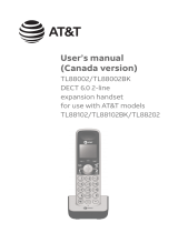 AT&T TL88002 User manual