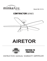 AIRE BY MINKA F673L-BN/SL User manual