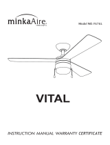 AIRE BY MINKA F676L-BRS/SL User manual