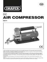 Draper NEW DC Air Compressor Operating instructions