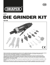 Draper Air Die Grinder Kit Operating instructions