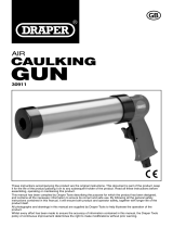 Draper NEW Air Caulking Gun Operating instructions