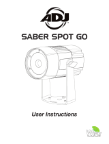 ADJ Saber Spot Go User manual