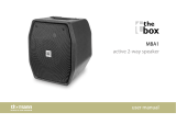 The box the Box MBA1 Active 2-Way Speaker User manual