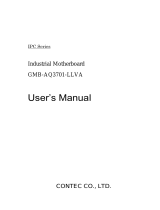 Contec GMB-AQ3701-LLVA Owner's manual