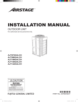 Fujitsu AJT126GALCH Installation guide
