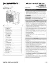 Fujitsu AOGG36CETA-B Installation guide