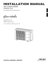 Fujitsu AOMG24CPTB Installation guide