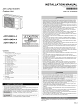 Fujitsu AOTH18KBTA Installation guide