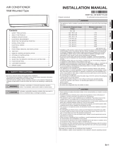 Fujitsu RSG14KHCA Installation guide