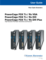 Extron PowerCage FOX Rx HDMI User manual